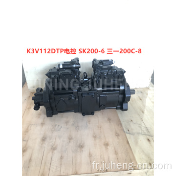 Pièces d&#39;excavatrice Kobelco SK200-5 Pompe hydraulique K3V112DTP